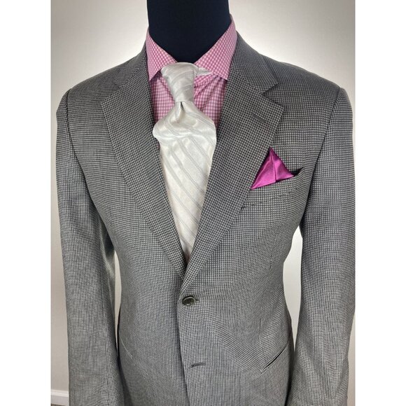 ARMANI Collezioni Italian Gray Modern 2Btn Sport Jacket 42 R / L - Picture 2 of 5